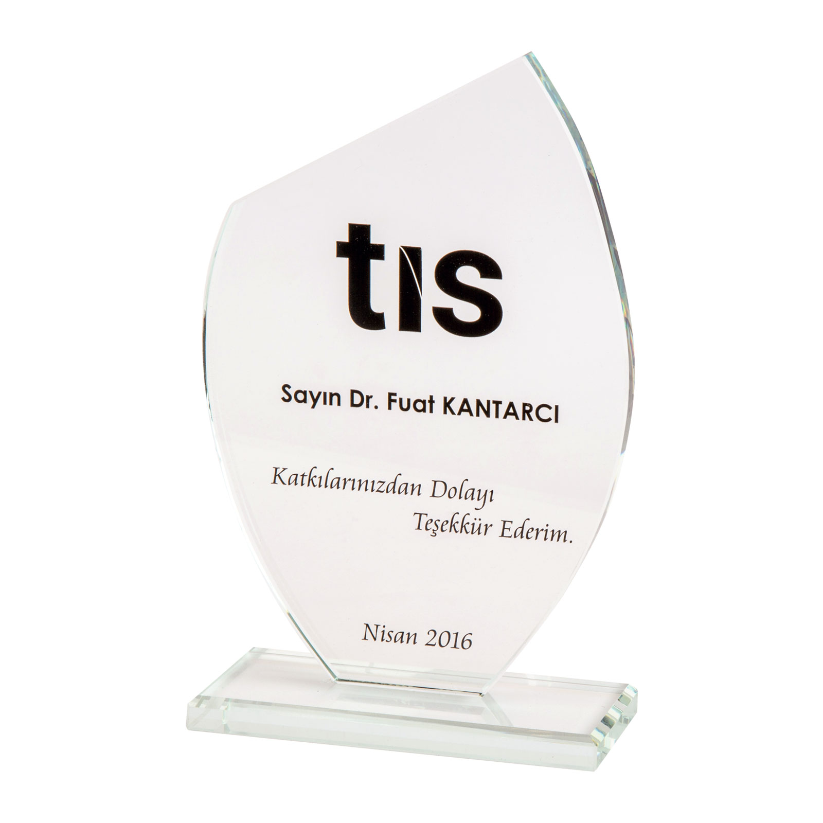 Kristal Plaket